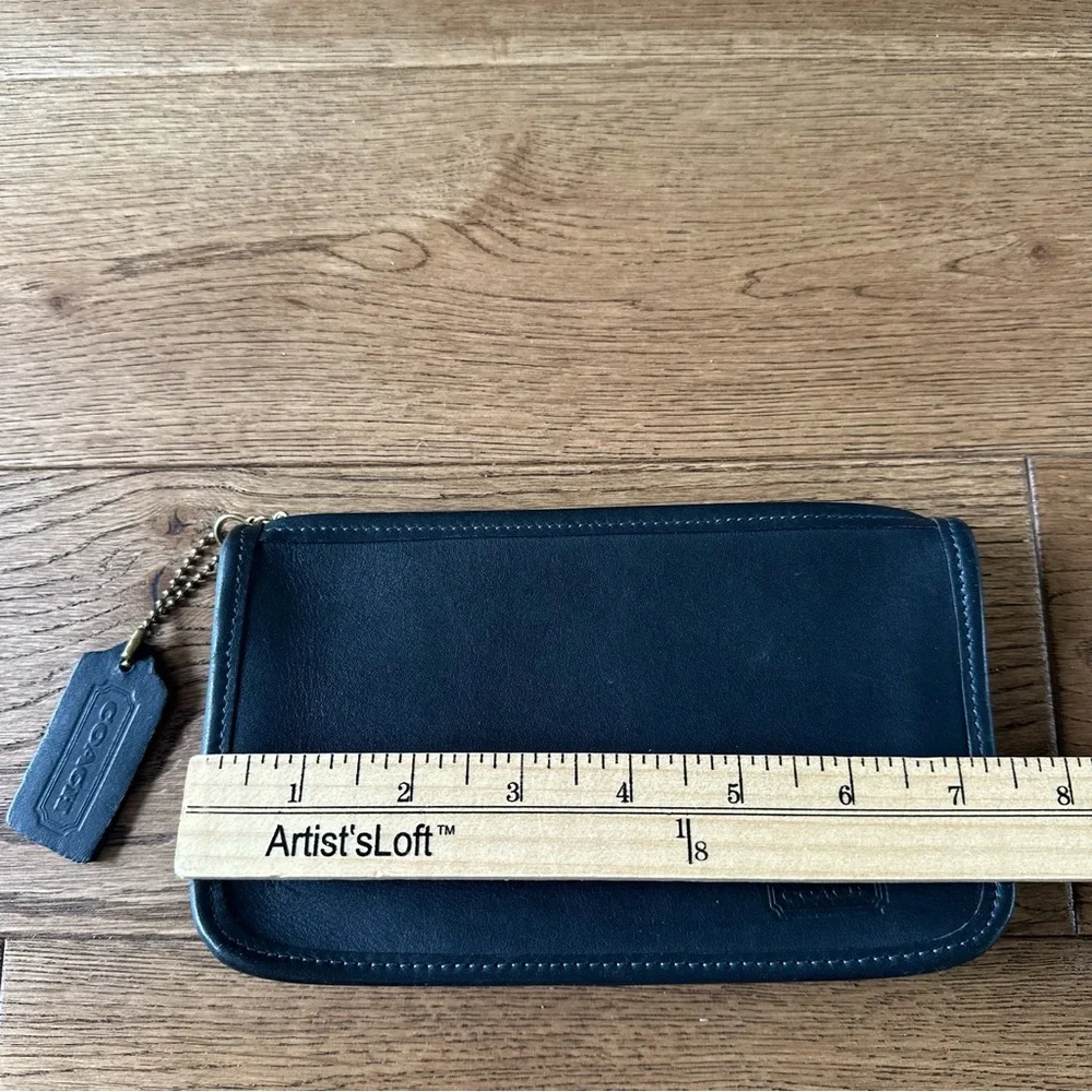 Vintage Coach Navy Blue Wallet - Picture 11 of 12